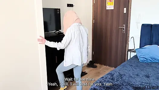 "I've never seen anything like that before." Shy arab stepmom can't take her eyes off her stepson's uncut dick in a shared bed.