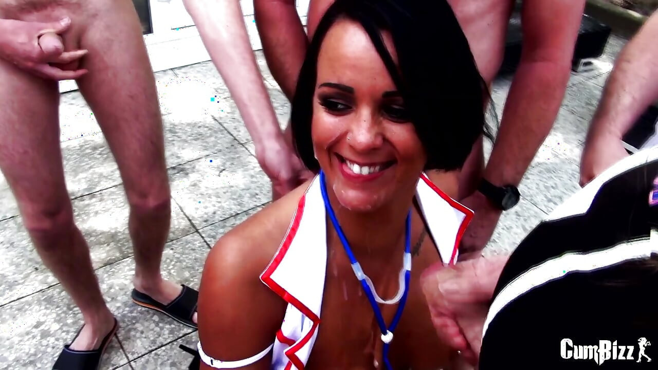 Dutch nurse takes good care of her patients cum before sponge bath