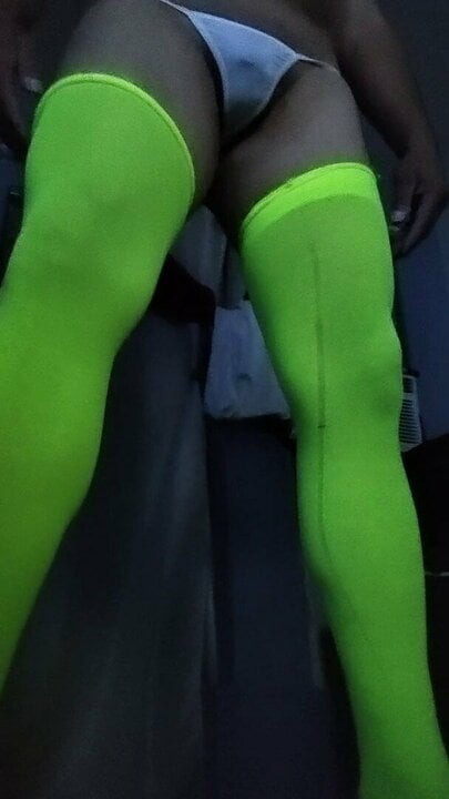 Handsome man in sexy panties