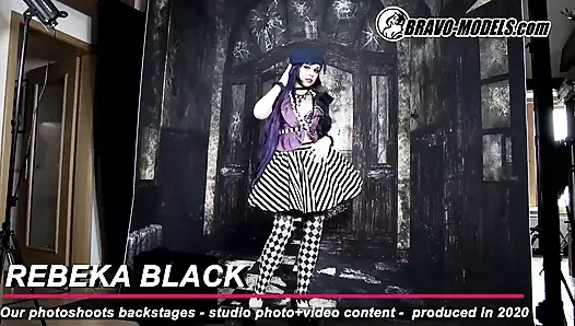 386 -фотосессия за кулисами Rebeka Black - Взрослый