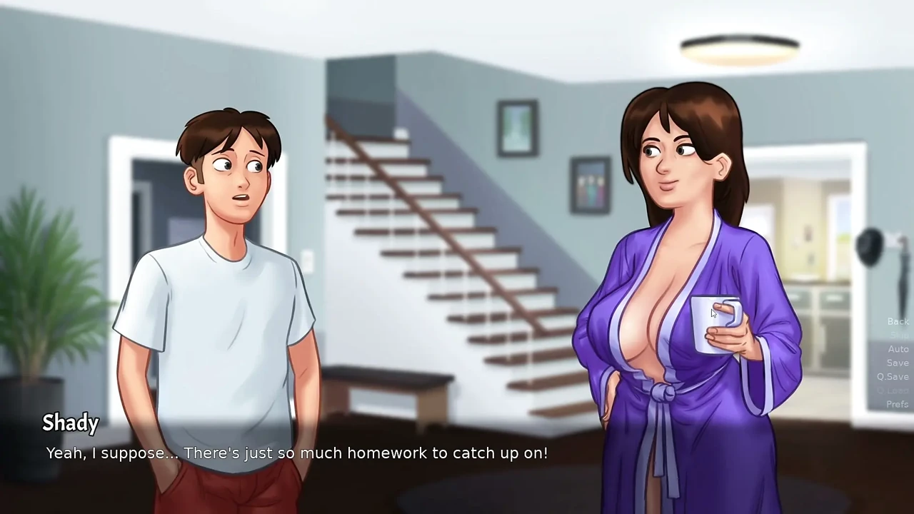 Big Tits Stepmom Saw my Boner - Summertime Saga part 5