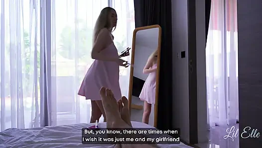 Sapıkça am sürtünmesi sırasında üvey kardeşe kazara creampie yaptım - Lil Elle