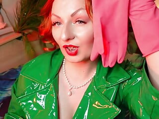 Guanti fetish - asmr video - sega per la bella dea pin up!