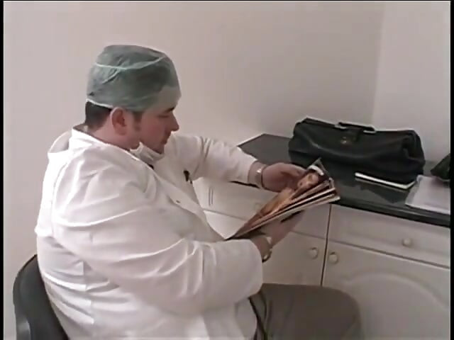 Men dressed as doctors put huge dildo on male patient