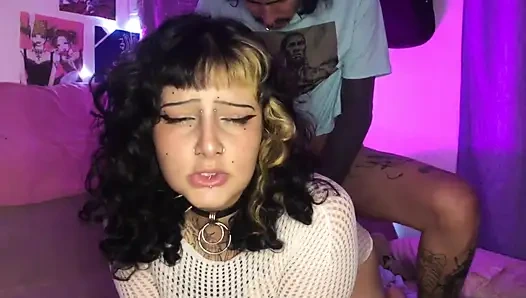 Fucking stepsister gets up to get cocked all day