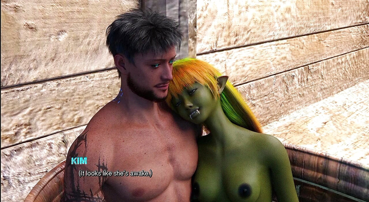 Lana, čudovišna djevojka, gubi nevinost s čovjekom - Henry's Adventures 3D Hentai igranje