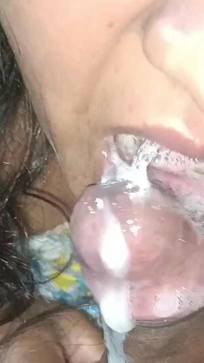 Blowjob and cum in mouth with zawadi komal | Clip 1