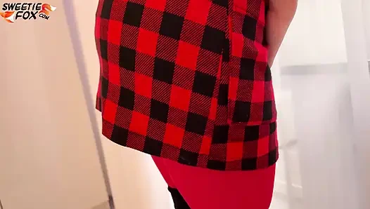 Juicy Ass Redhead Minx Sucks Dick and Fucks in Ripped Pantyhose