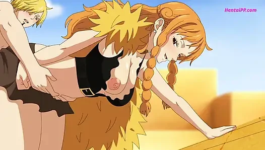 Der Fall der Heldin von Gnade: Namis Abstieg in die Doggystyle-Lust von Nami