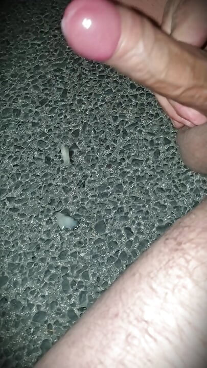 I walk Naked in the middle of the Night on a Public road, Jerking off my CocK