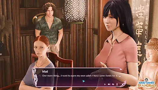 EP9: Окончание массажа по-быстрячку - побег Mei и падение Lotus Spa