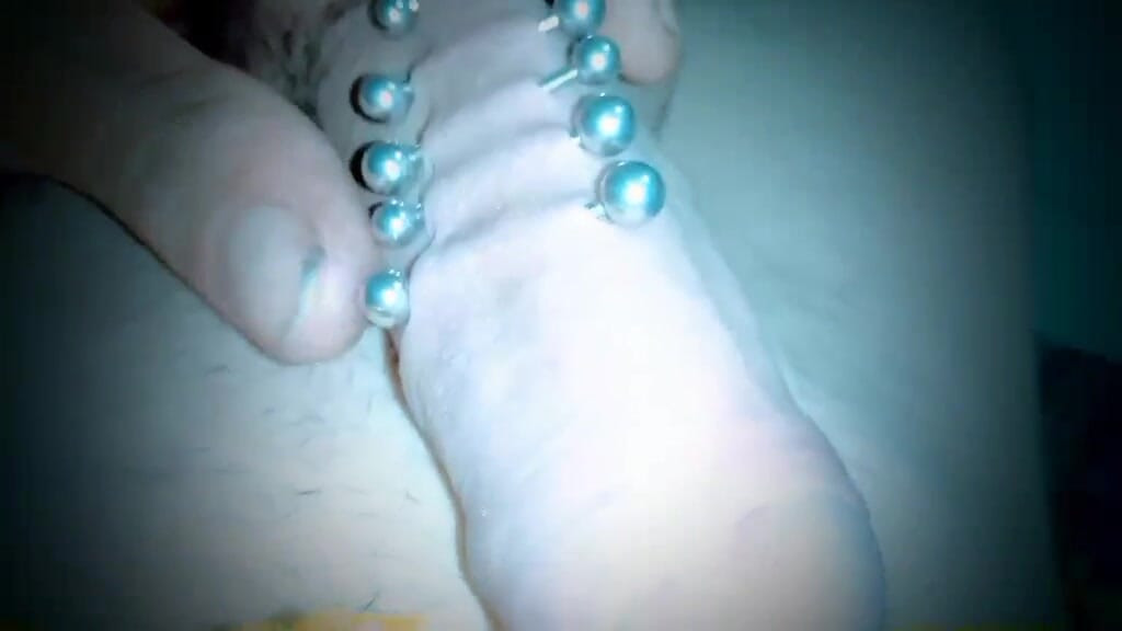 Showing my earrings on my dick