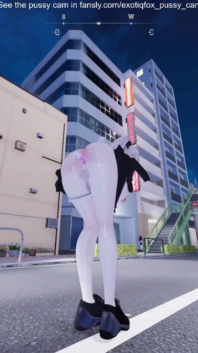 Epski trenutak iz "Slatka gamerska djevojka Hentai Gamer japanska igra Secret Flasher Manaka"