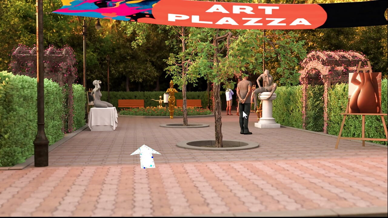 Stappen van De Bauchery 33 de Decaan neuken Riley in het park