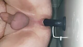 Follada anal y masturbación con plug anal