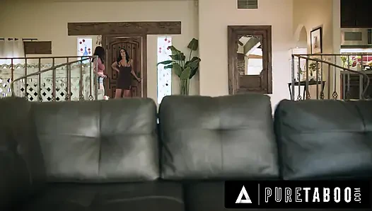 PURE Taboo разъяренная Reagan Foxx заставляет падчерицу Rissa May расплатиться за отказ от нее с извращенные мужчины
