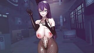 Mmd R-18 애니메이션 소녀들 섹시 댄스 클립 55