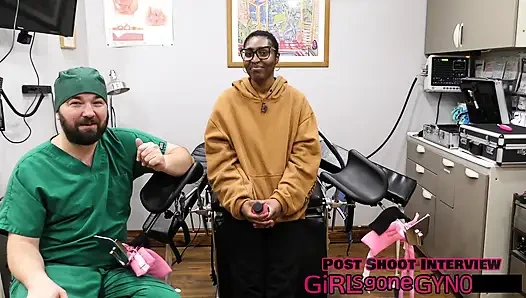 Daisy Mynx's 1st EVER Gyno Exam