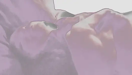 Evli ve tatmin olan bir fahişenin göğüslerinin balesi