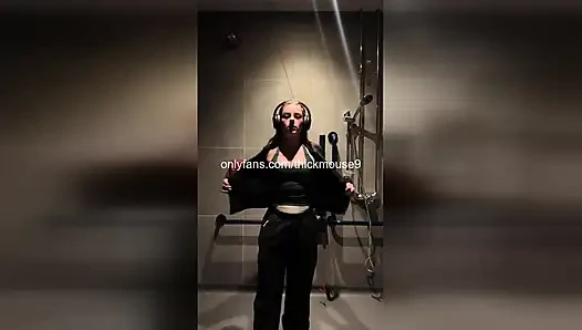 Barely Legal Girl Gets Fingered Hard During TikTok Livestream!