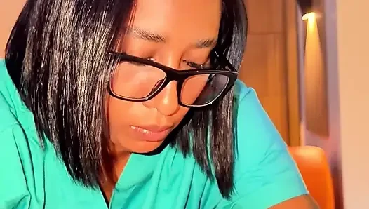 POV Sinnliche Latina-massage - Entspannende Musik, Handjob & Blowjob-ende