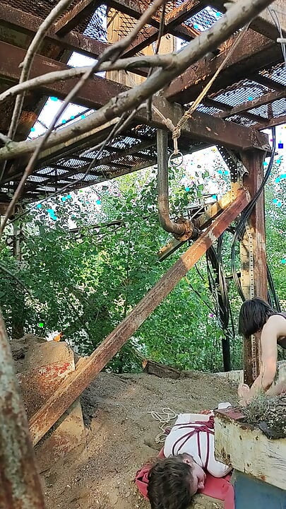 Shibari Princess Goes Outside