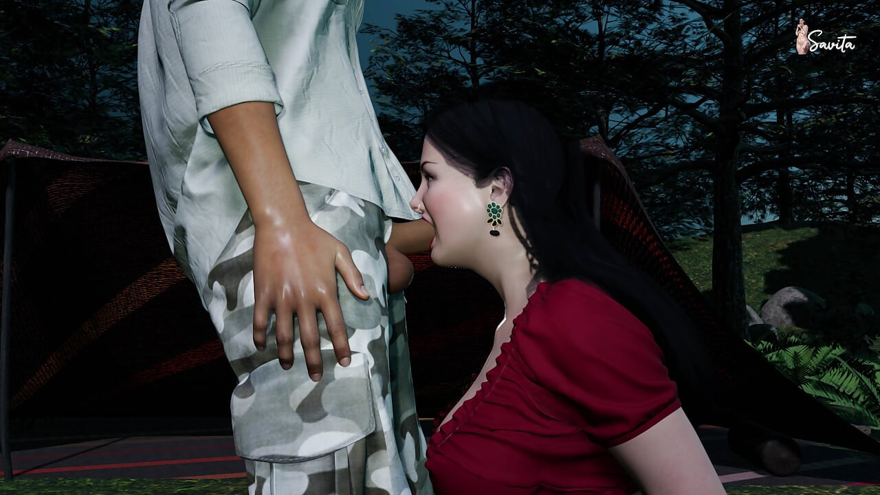 De Indiase Overspelige Vrouw Savita Verleidt Haar Zwager En Heeft Seks Met Hem in De Jungle. - Savita Bhabhi