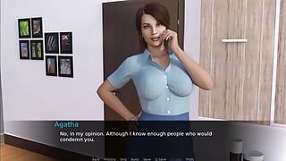 Futa dating simulator 5 Agantha non è un'insegnante timida che adora scopare e farsi scopare