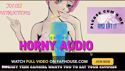 Camgirl remaja terangsang ingin Anda makan cummis Anda JOI CEI cumcountdown termasuk