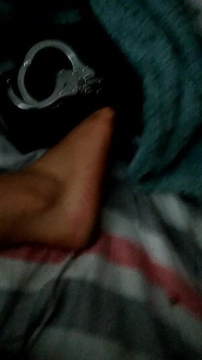Ebony bbw feet playing with my dick