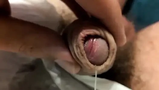 Cum in close-up