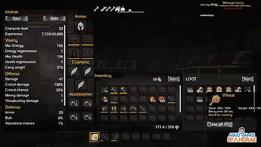 Ep11: Stonehouse Upgrades: Room/bath and Bronze Weapon Crafting in Wicked Island