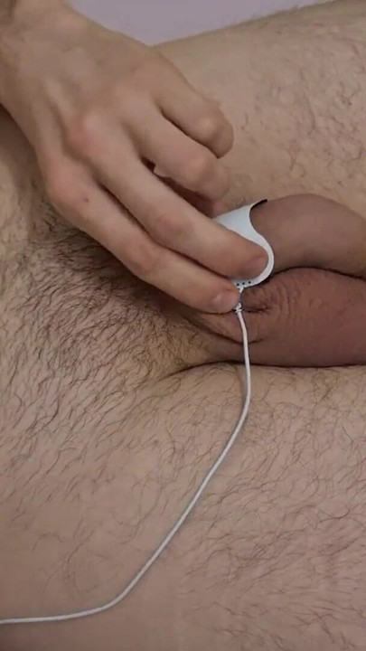Key moment from "Electro Cock, Ball and Prostate Stimulation Massage"