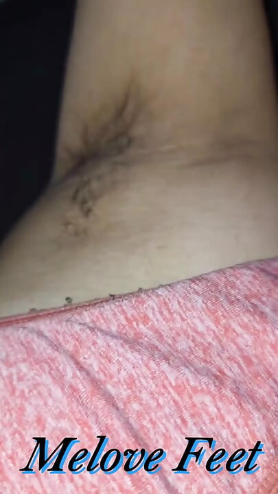 Melove Showing her Hairy Armpits and her...
