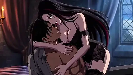 Gothic Vampire Queen Seduces Mortal Lover Into Forbidden Ecstasy & Eternal Bite