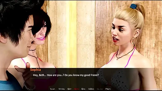 Dikhianati #3 - cewek rambut pirang tari striptis johannes dientot sama johannes ... Sophia nyepong kontol johannes