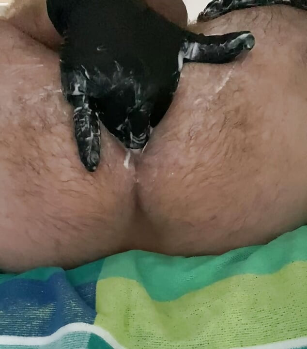 Sissy pussy stretching