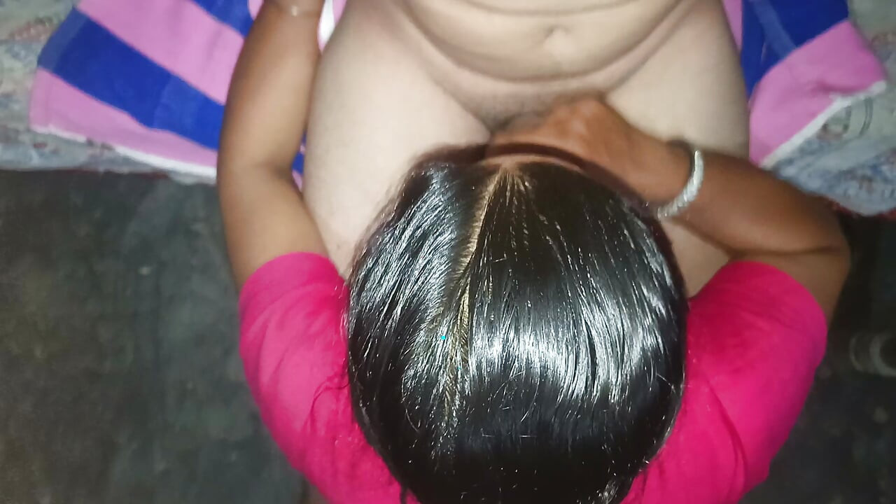 Cute indian bhabhi with juicy r s lips licking and sucking big cock and enjoying fucking in doggy style