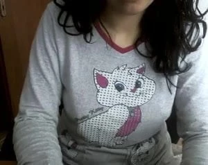 Turkish young woman flashes tits and pussy