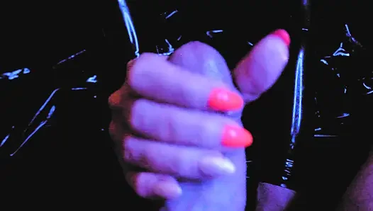 Lastik büyük götlü orta yaşlı seksi kadın tanrıça Eva Latex büyük yarak emiyor amcık döl gonzo