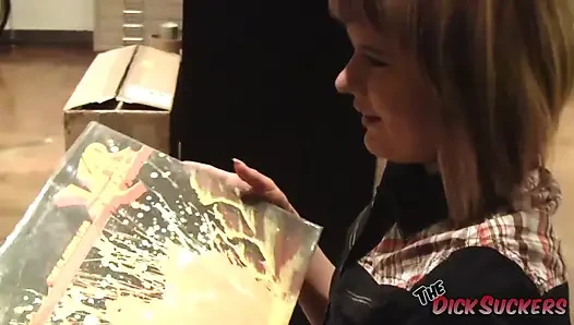 An Impromptu Blowjob Of Redheaded Claire Robbins