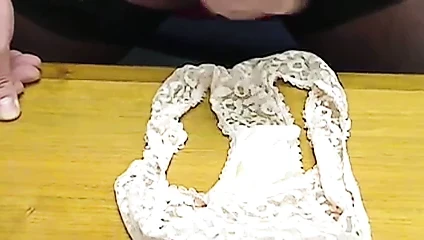 Dirty panties sent to me in the post Cum Panty