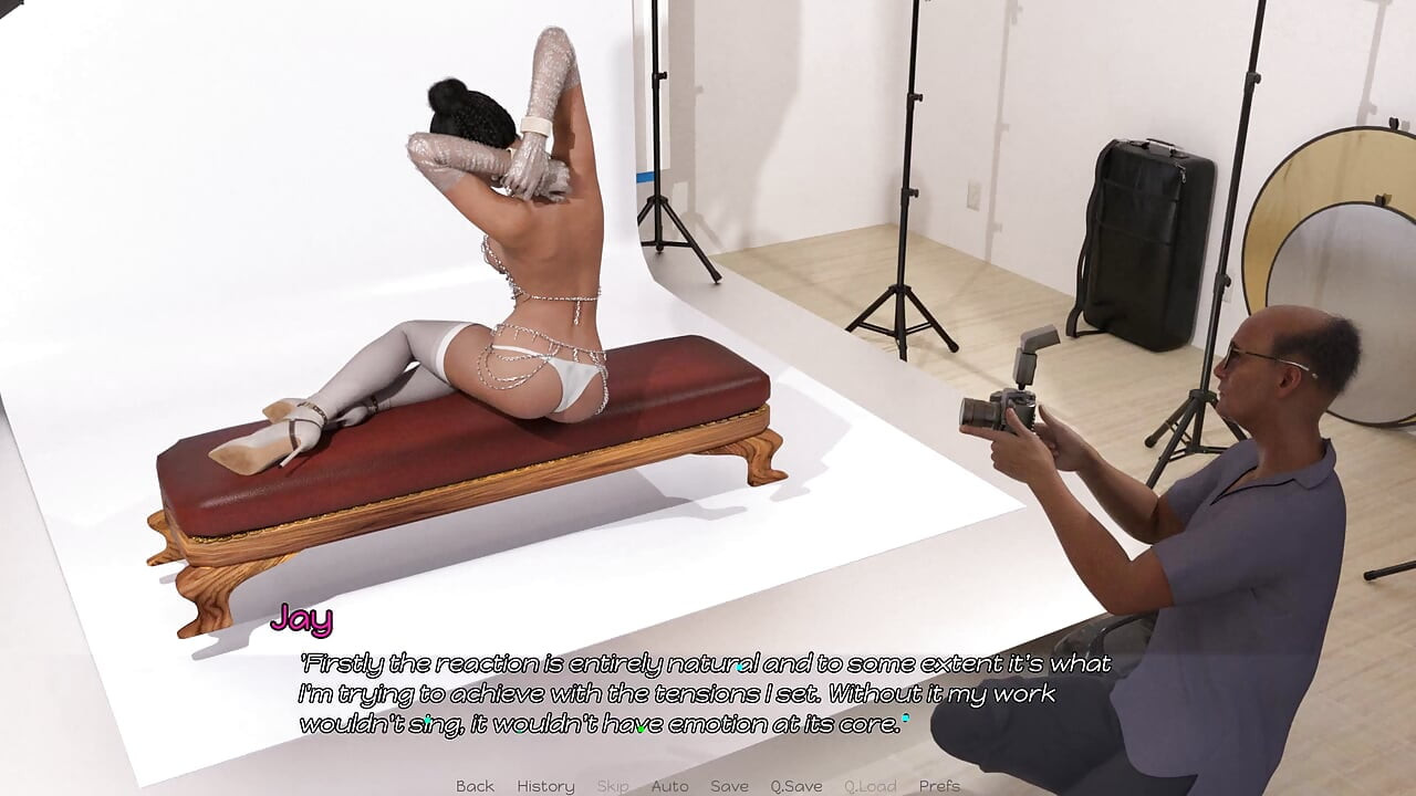 The Three Panels Hot Wife Does Nude Photoshoot and Have Passionate Sex with Her Husband - Episode 7