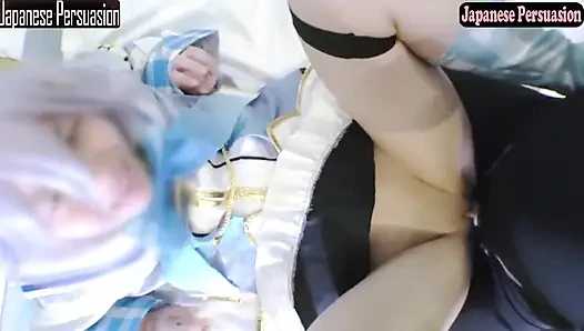 Angel cosplay ppv muncrat, pendatang baru yang langsing dan berani berujung dengan adegan klimaks angle1
