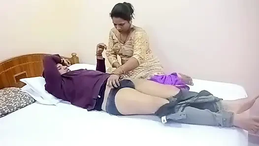 Young Devar Jerking Penis Inside Pant- Bhabhi Seen and Blowjob Then Fucked Inside Pussy for Creampie on Saree