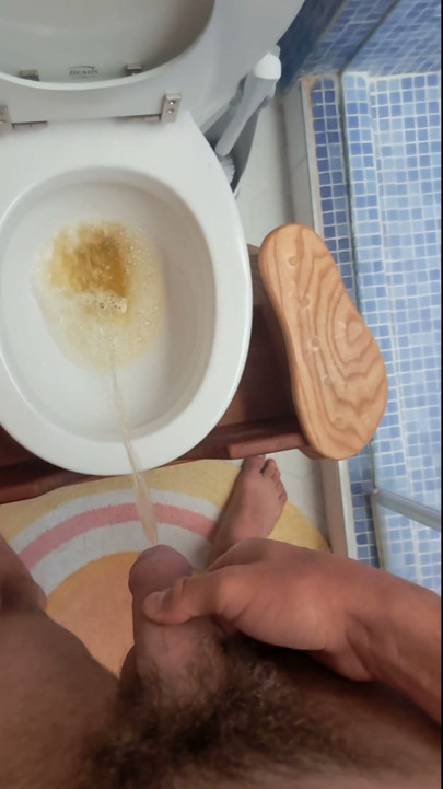 naked coffee and stroking around the house | Clip 1