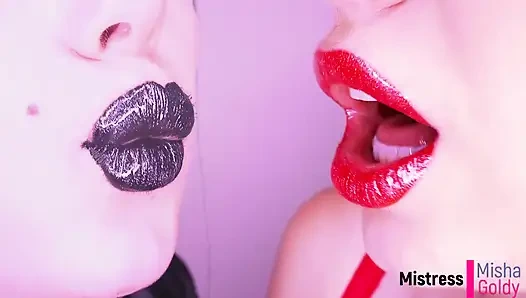Black vs red seduction JOI