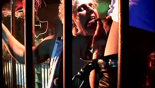 She Was Enjoying Sucking Three Big Hard Cock Before She Get Fucked