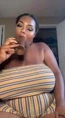Thick black huge breast