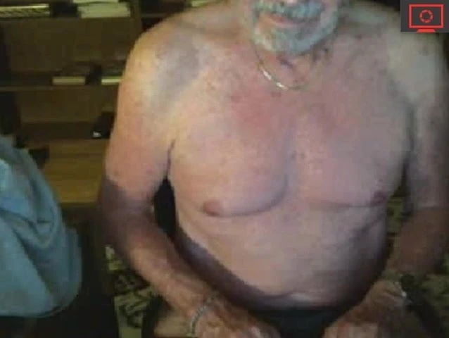 old man naked cock play